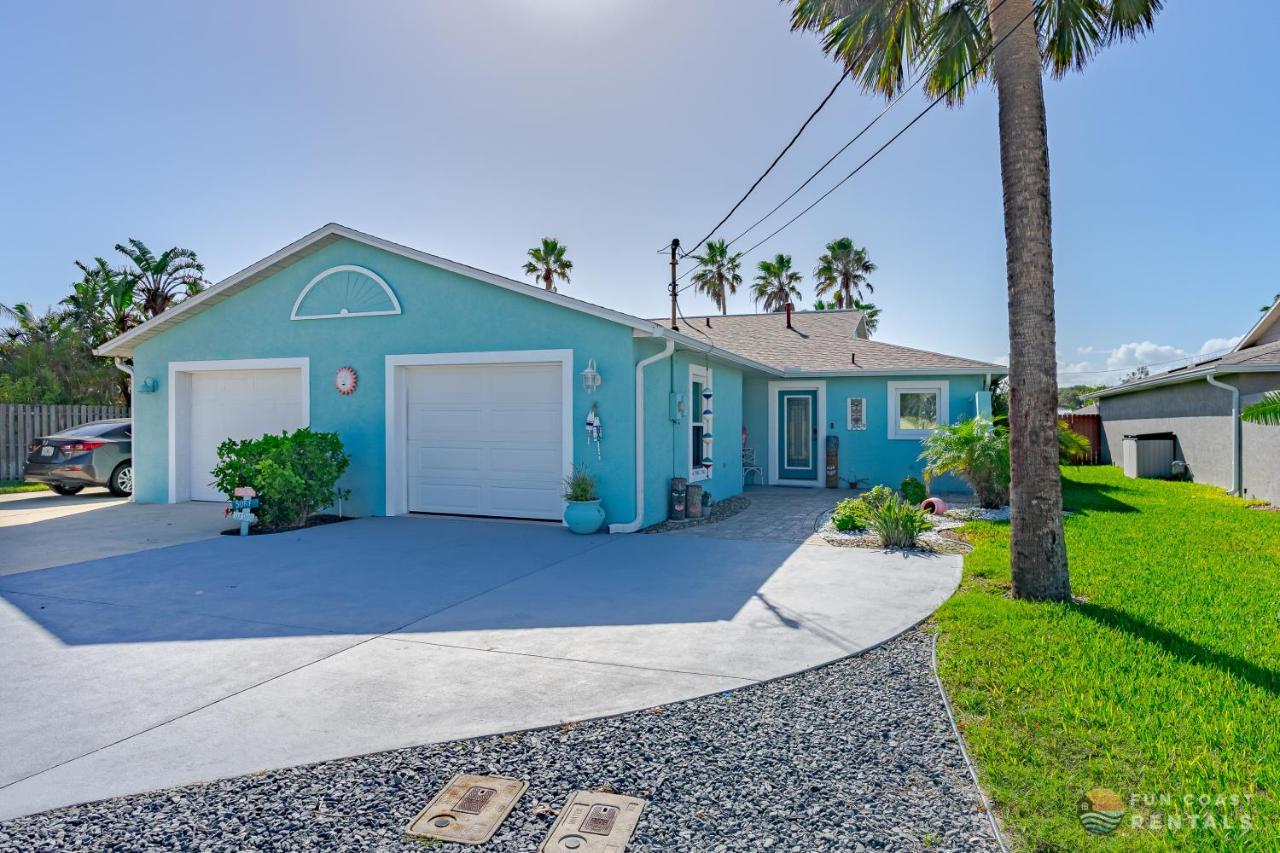 Dog Friendly Home Wprivate Fenced Yard, Garage & Fire Pit Steps To The Beach! New Smyrna Beach Eksteriør bilde